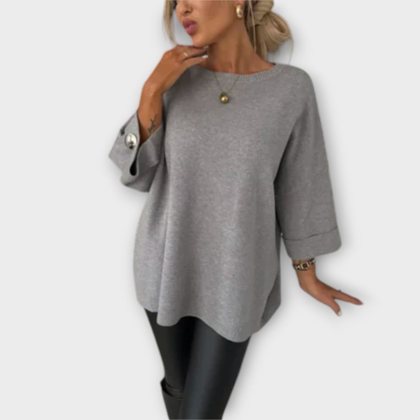 Isabella | Elegant Knit Blouse