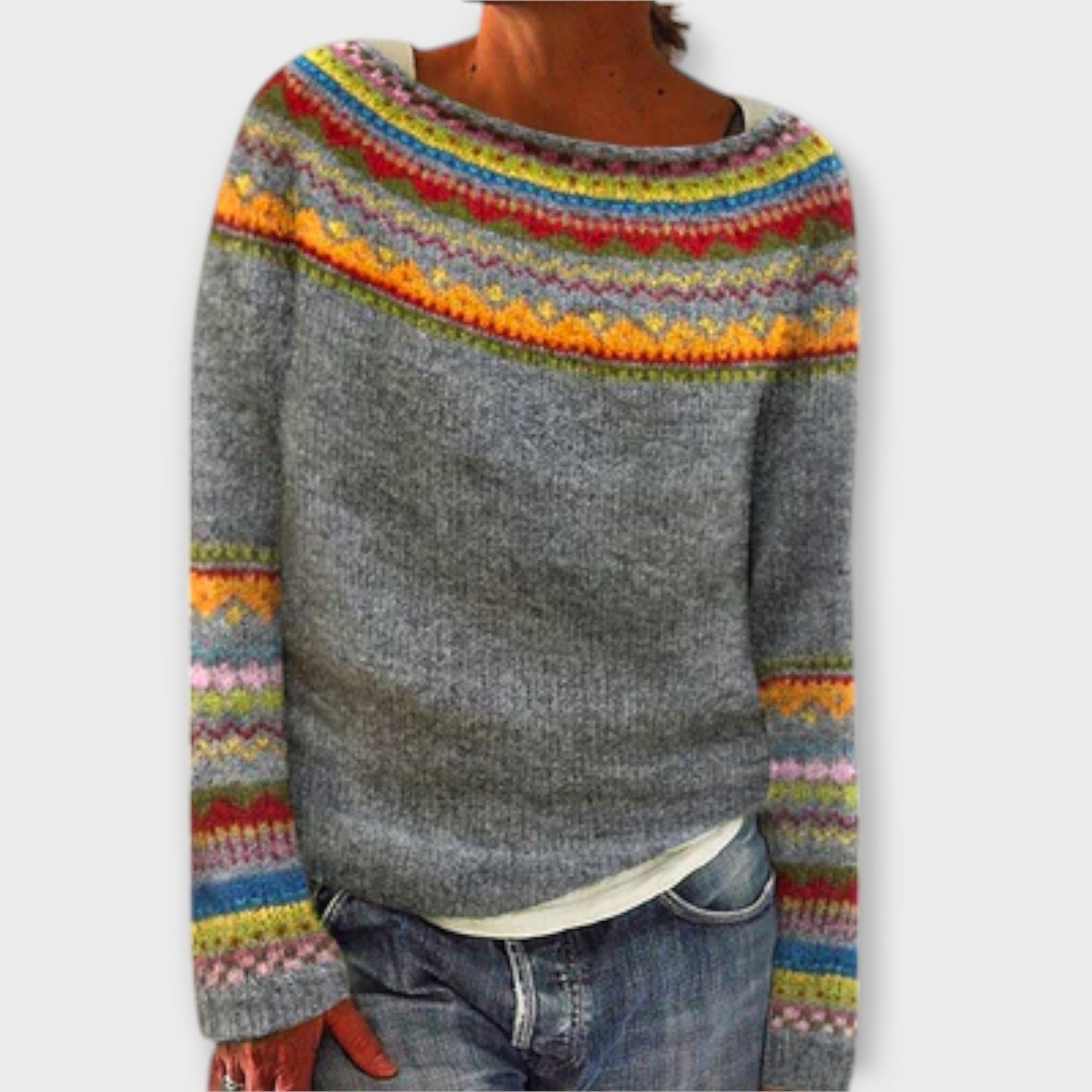 Maeve | Retro Icelandic Sweater