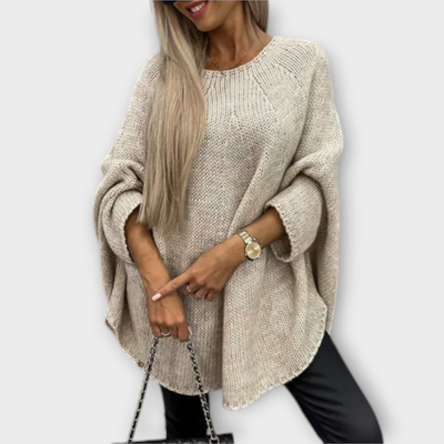 Isabelle | Stylish women's crew neck sweater