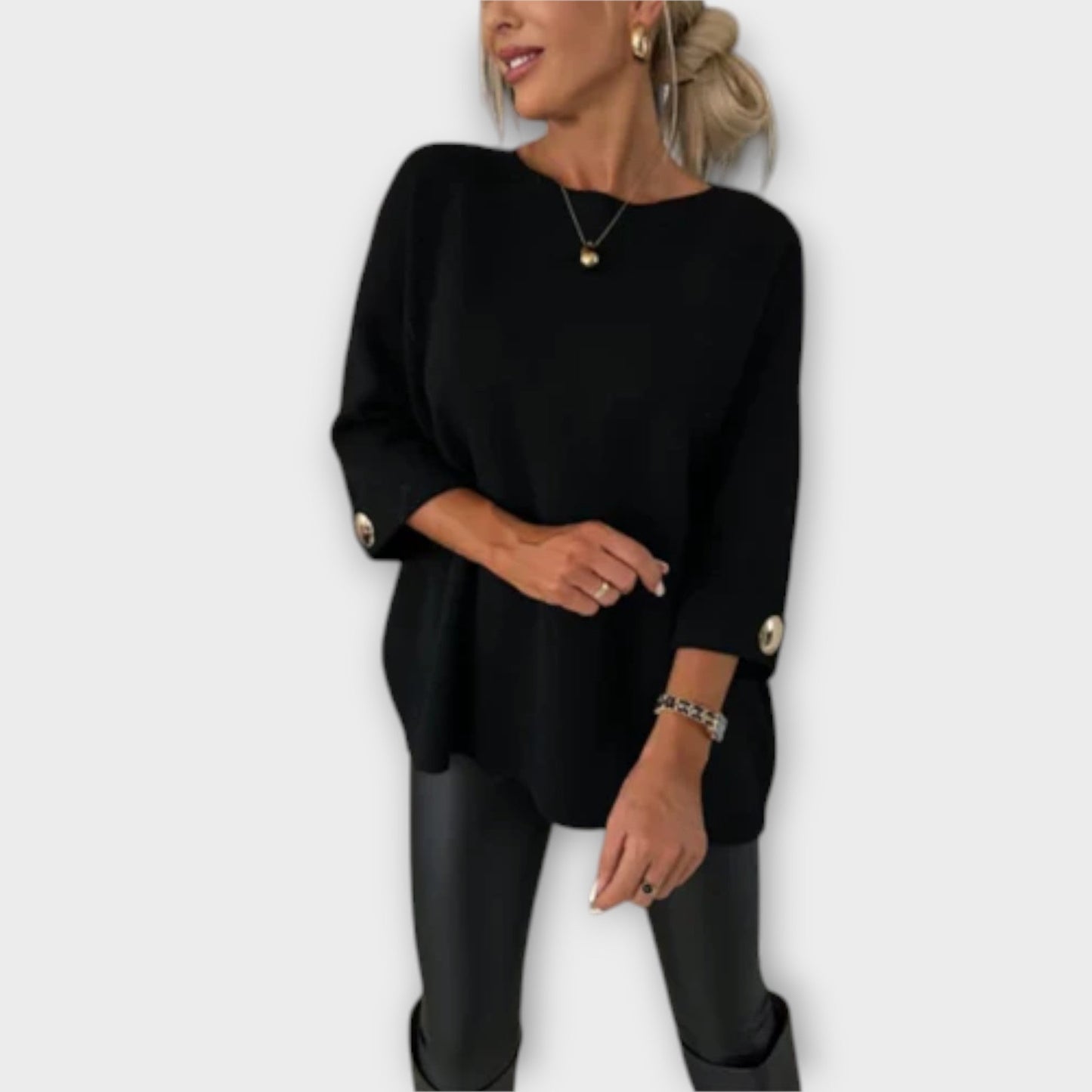 Isabella | Elegant Knit Blouse