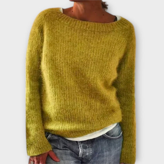 Regine | Plain knit sweater