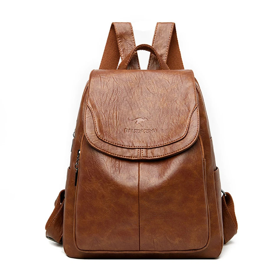 Ada | Anti-Theft Leather Bag