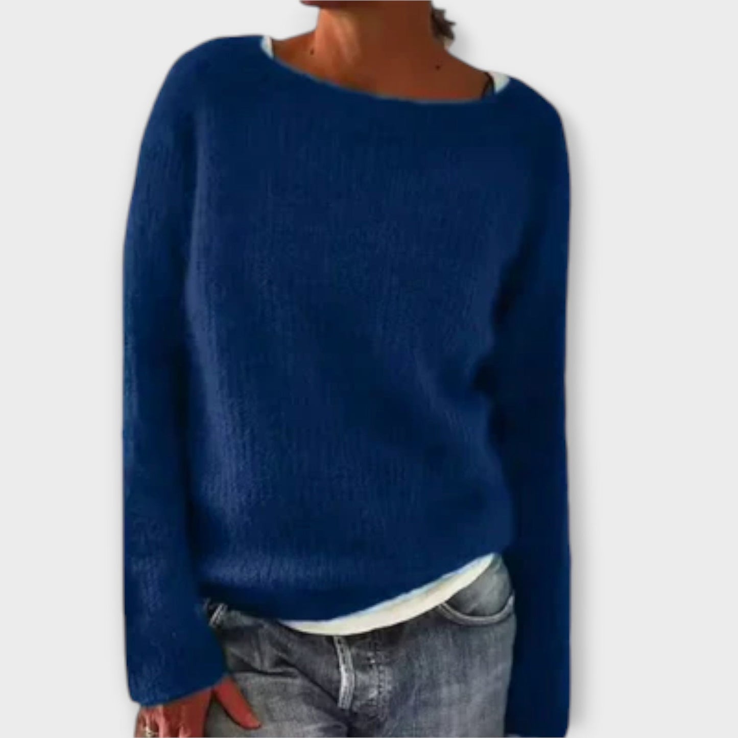 Regine | Plain knit sweater