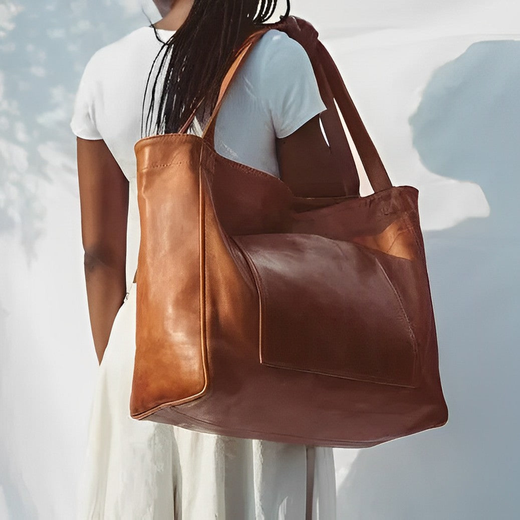 Aurora | Vintage leather shoulder bag