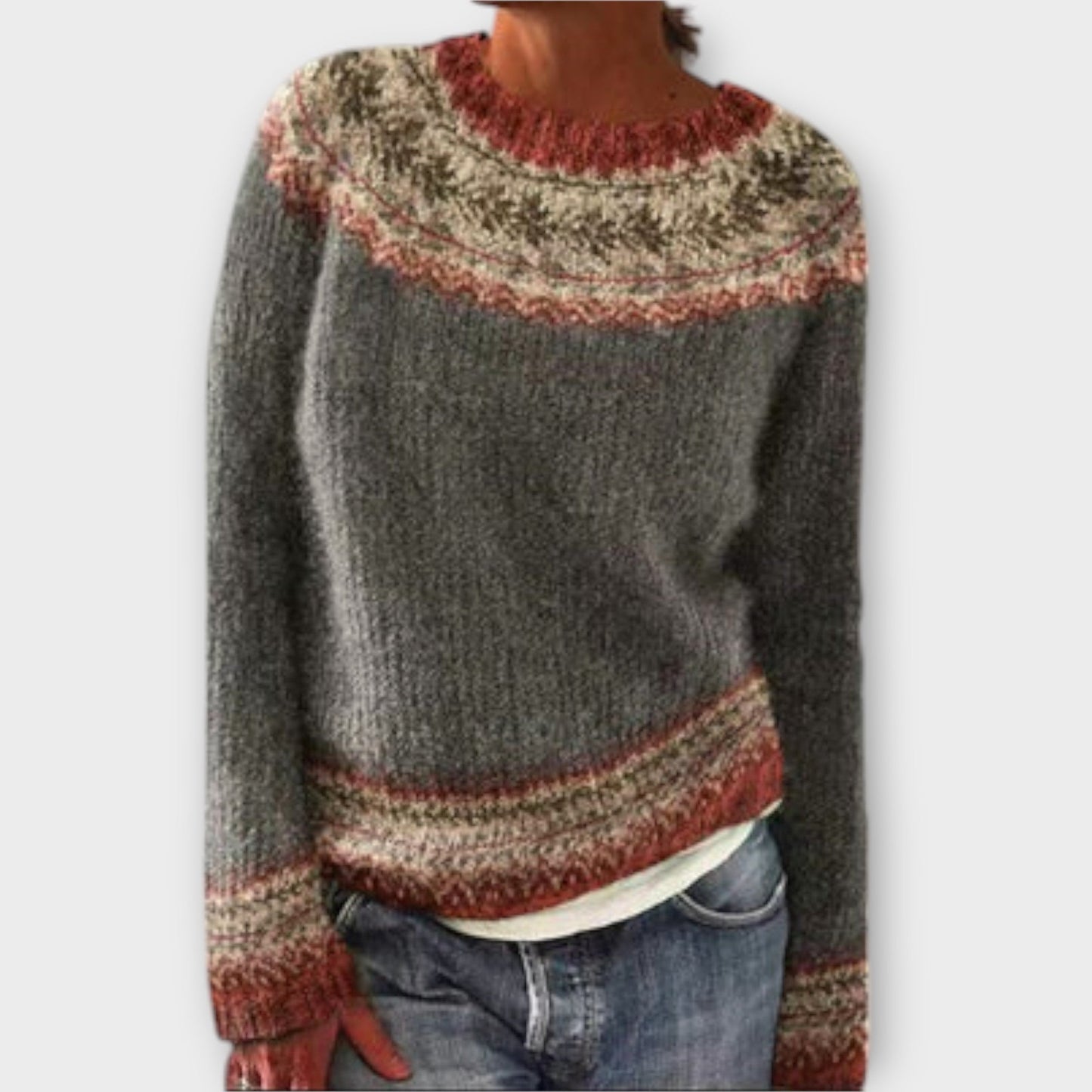 Maeve | Retro Icelandic Sweater