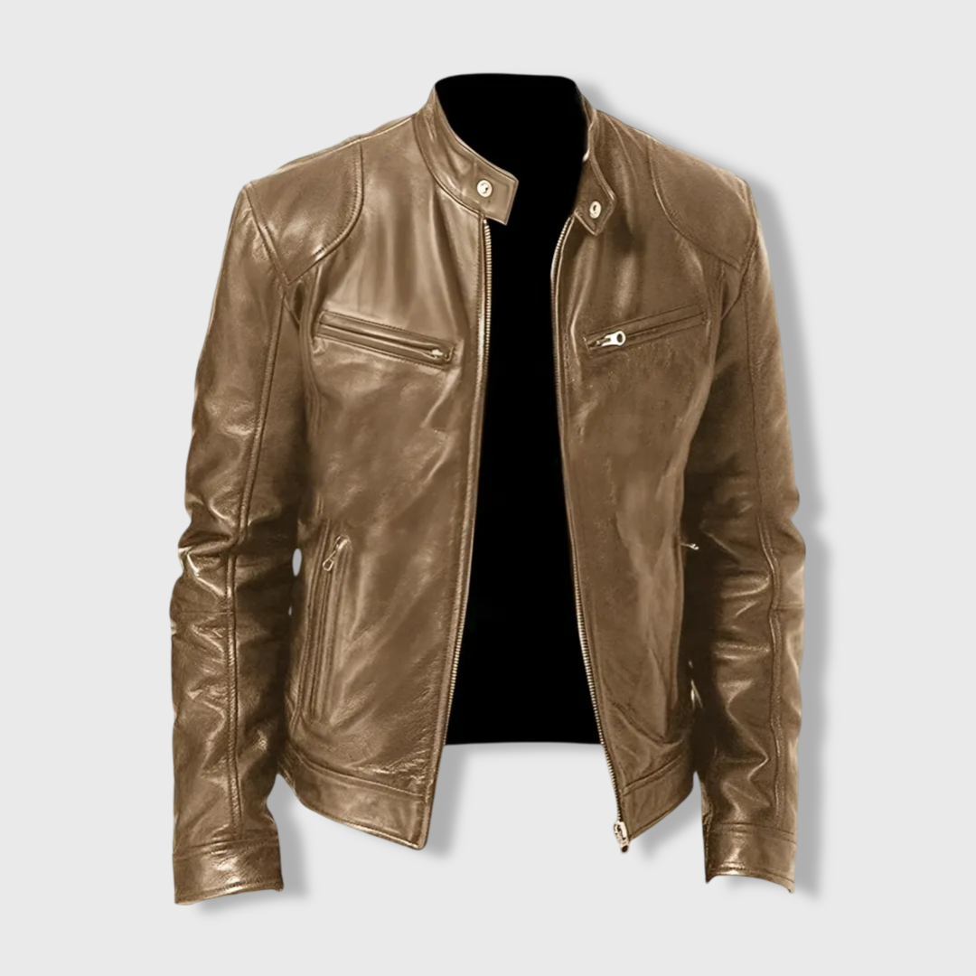 Matéo | Aviator Leather Jacket