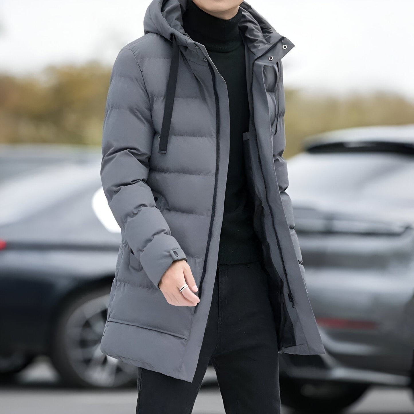 Emile | Long Winter Parka for Men